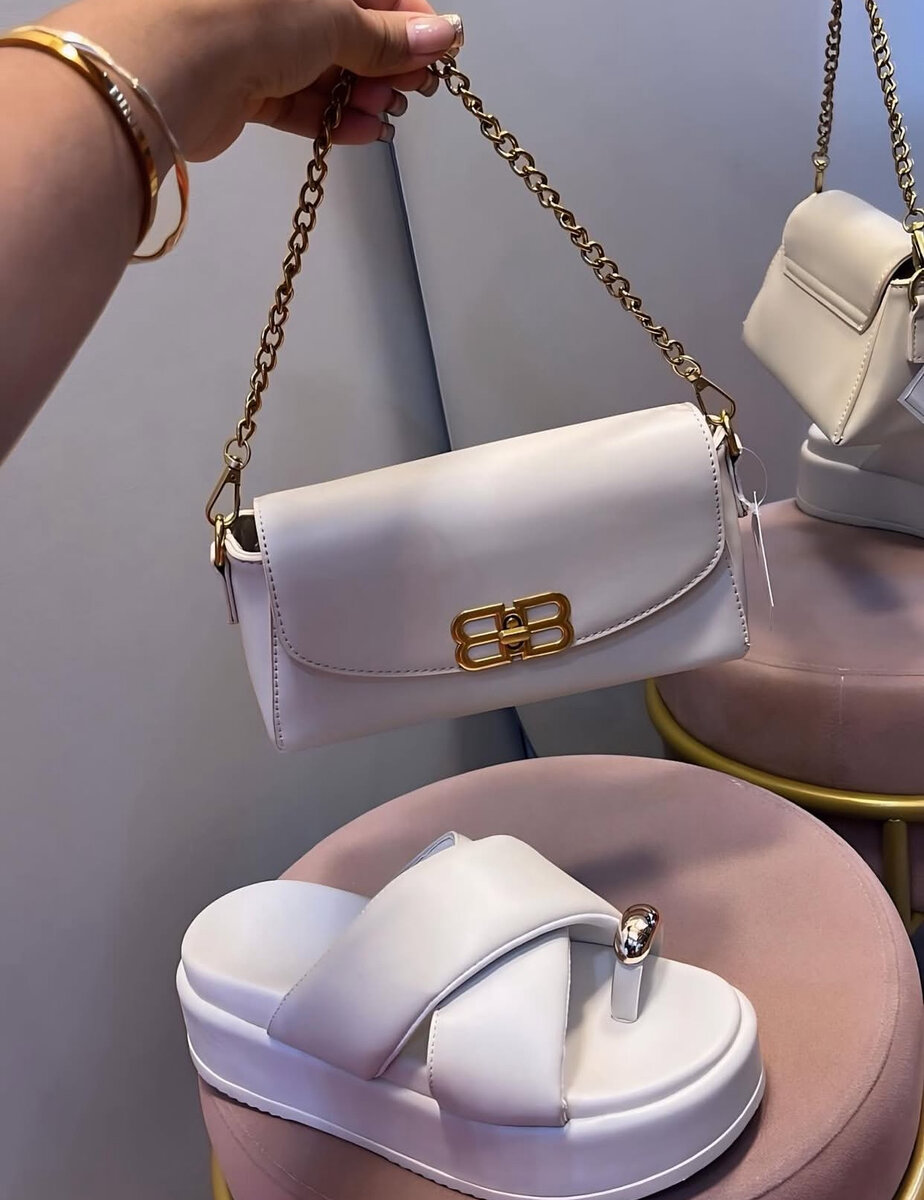 Sac à main blanc élégant