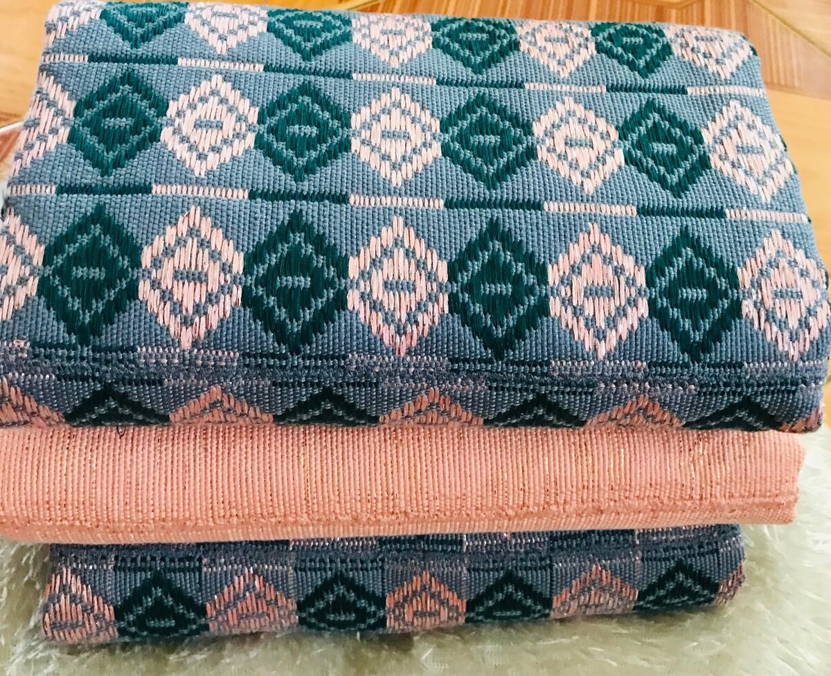 Handwoven kente fabric