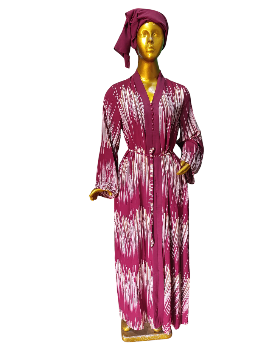 Robe élégante longue fluide