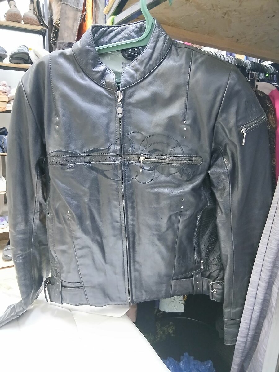 Куртка байкерская