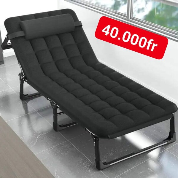 Lit Chaise Longue Portable