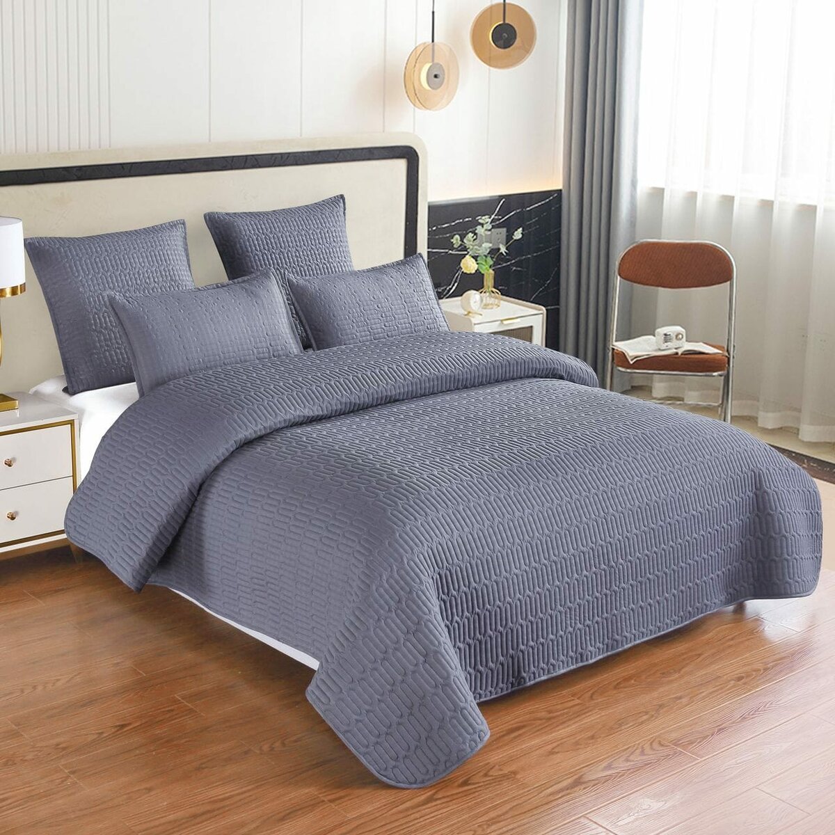 *5PCS KING SIZE BEDSPREADS