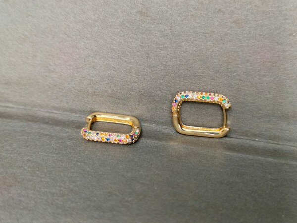 Boucles d'oreilles dorées