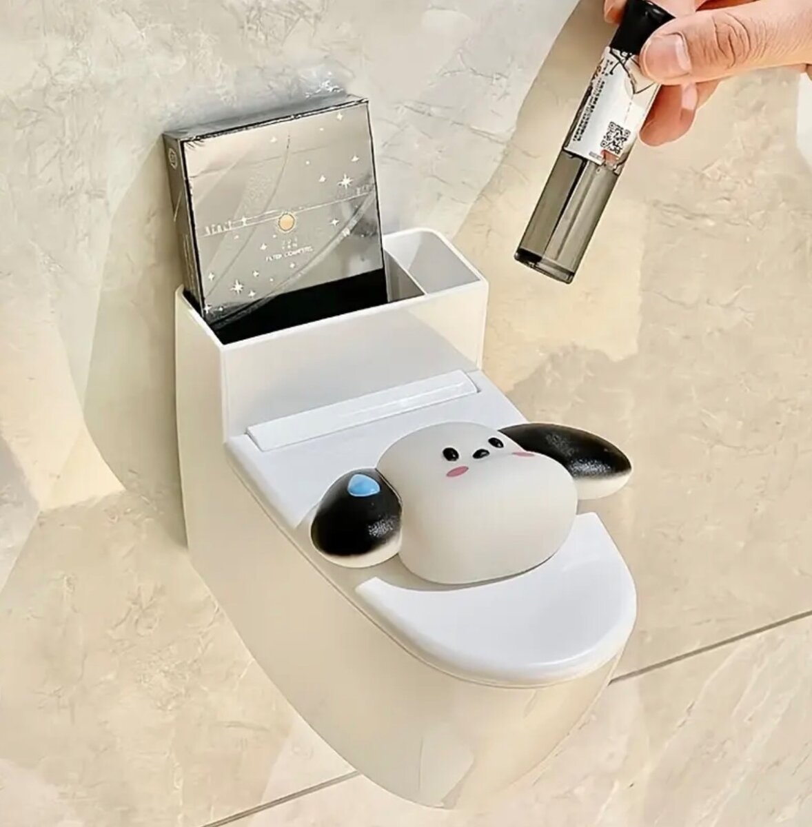 Cendrier créatif design WC