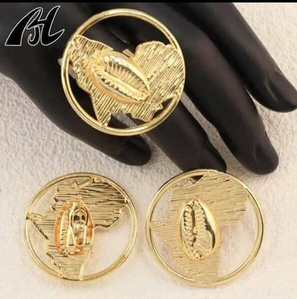 Boucles d'oreilles géométriques Afrique