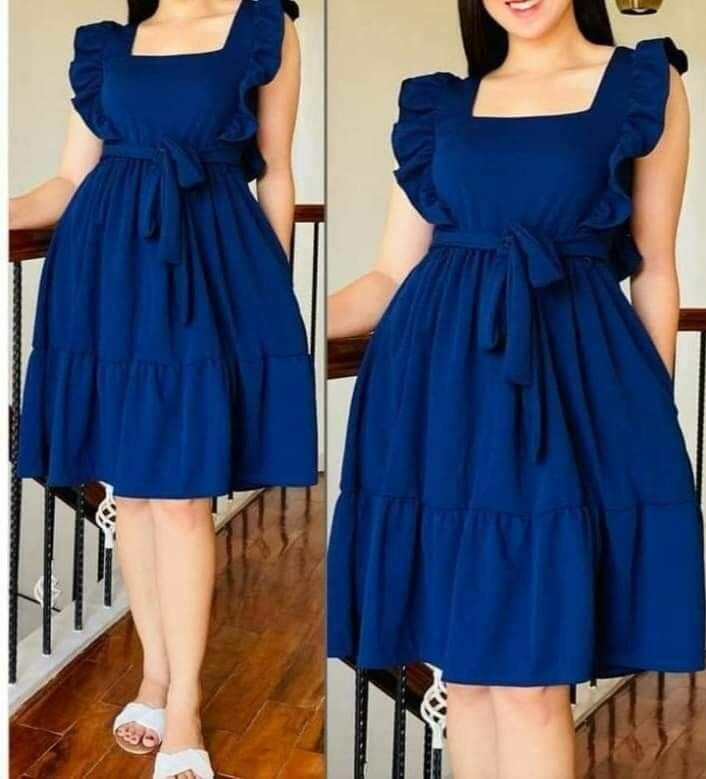 Robe d'été à volants chic