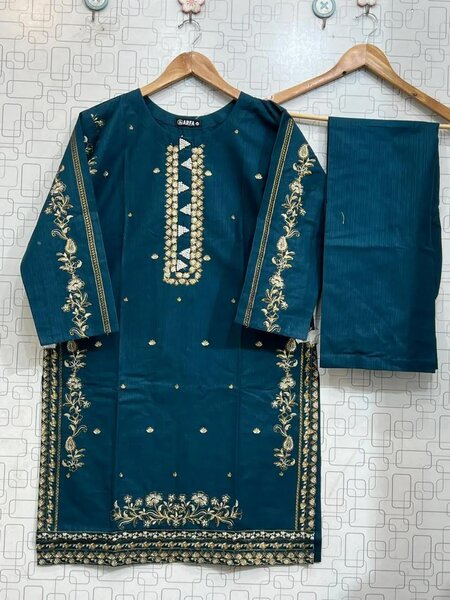 Ladies Winter Embroided Suit