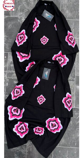 Cardigan ample à motifs géométriques