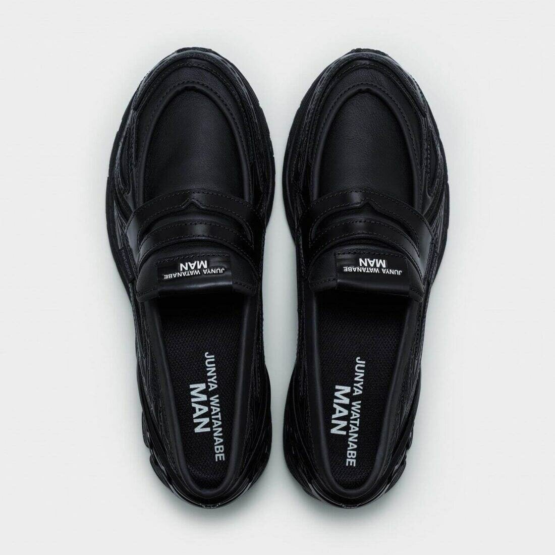 Mocassins noires élégantes homme