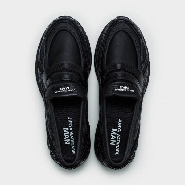Mocassins noires élégantes homme