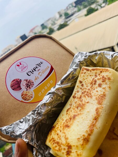 2Crêpes fourré viande  hachée