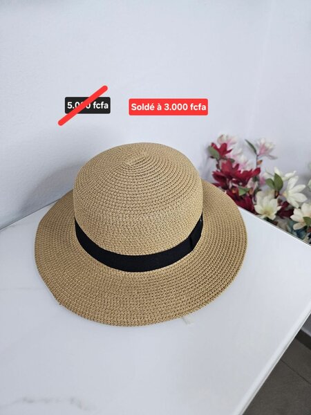 Chapeau de paille élégant