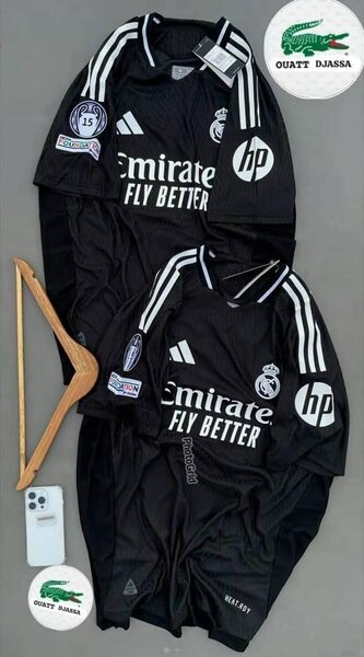 Maillot Équipe de Football Noir
