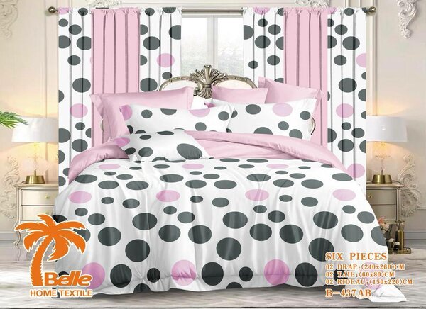 Parure de lit et rideaux