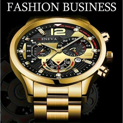 Montre homme luxe dorée