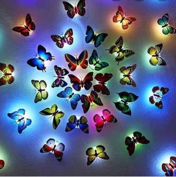 Papillons lumineux décoratifs