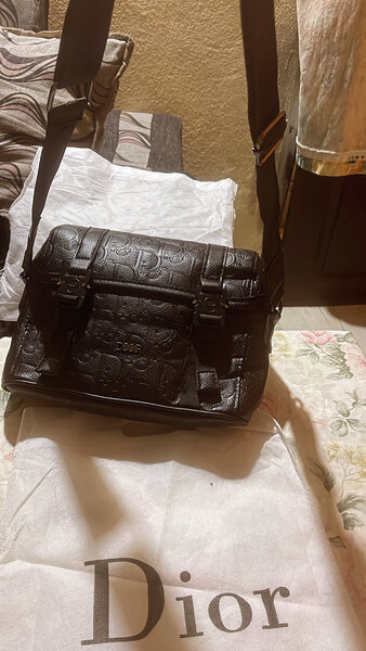 Sac bandoulière en cuir Dior