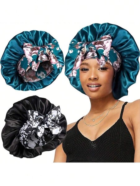 Bonnet en satin élégant