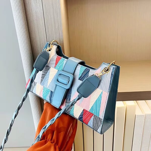 Sac à main coloré en bandoulière