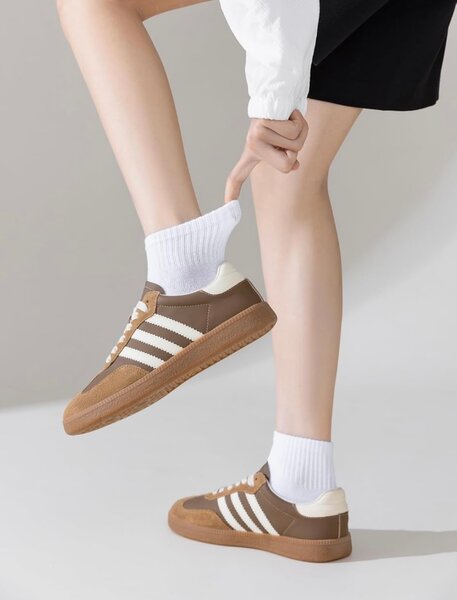 Sneakers vintage marron