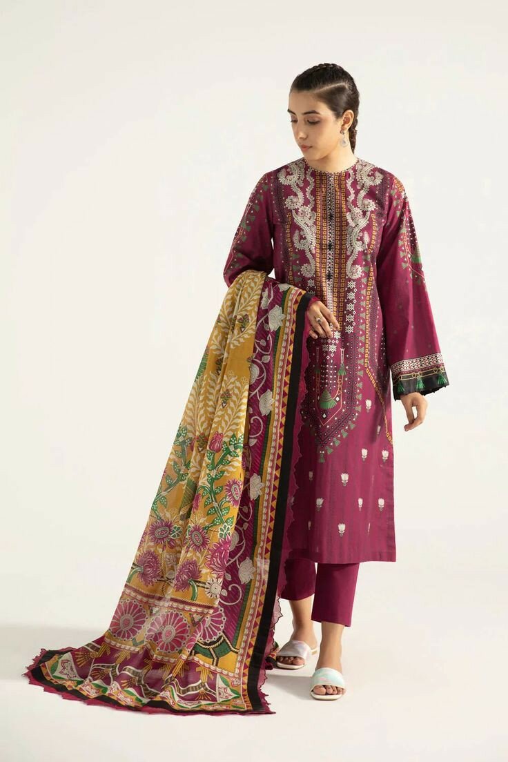 Luxury Lawn 3 Peace Suit