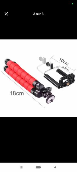 Trépied flexible pour smartphone