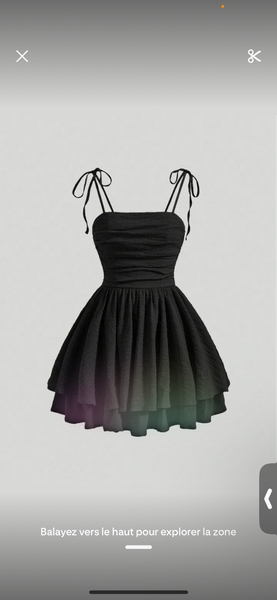 Robe Courte Évasée Élégante