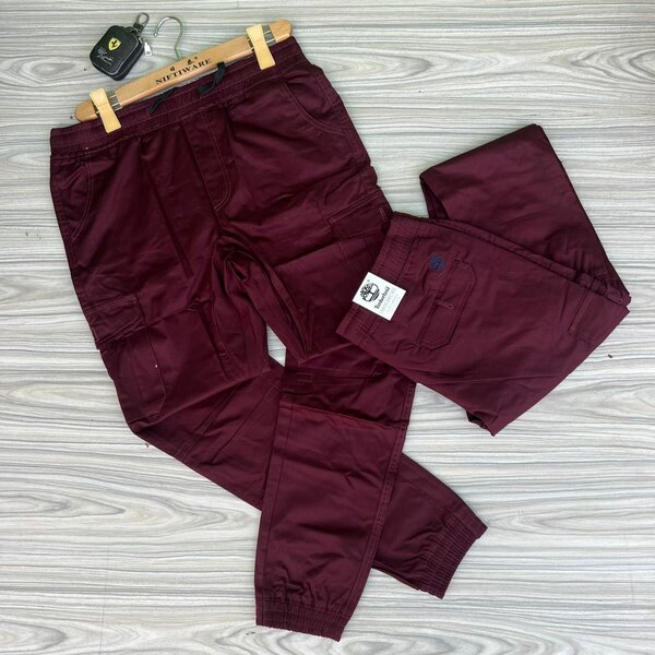 Khaki side pocket trousers