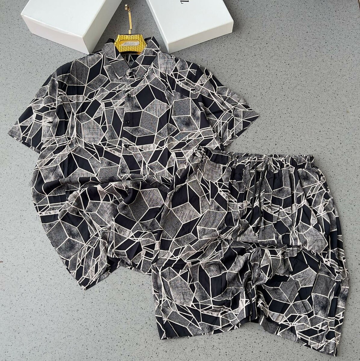 VINTAGE SUMMER SHIRT TOP&DOWN