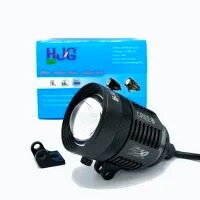 1-PC KZ30 CREE 60W Dual Tone Adjustable Motorcycle LED Headlight Zoom in Out Fog Light