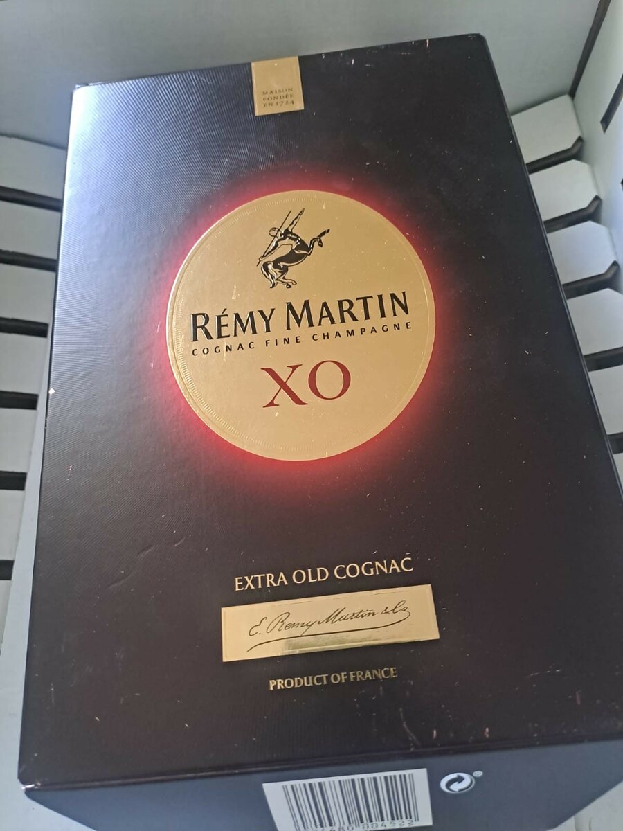 Remy Martin XO Cognac.