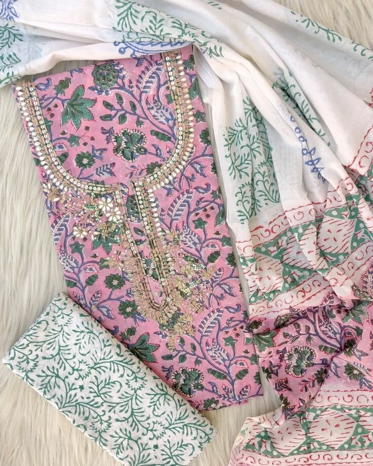 Cotton 3 Peace Suit