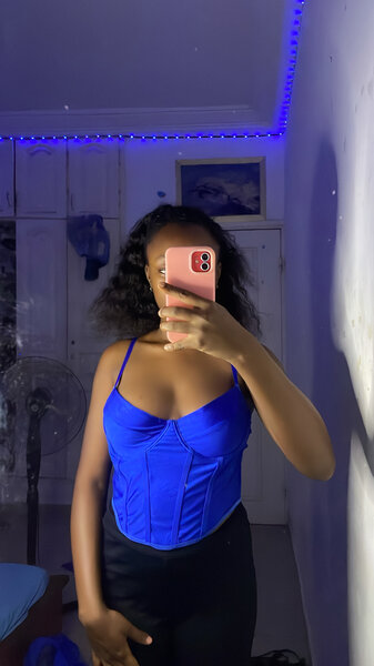 Charmant bustier bleu