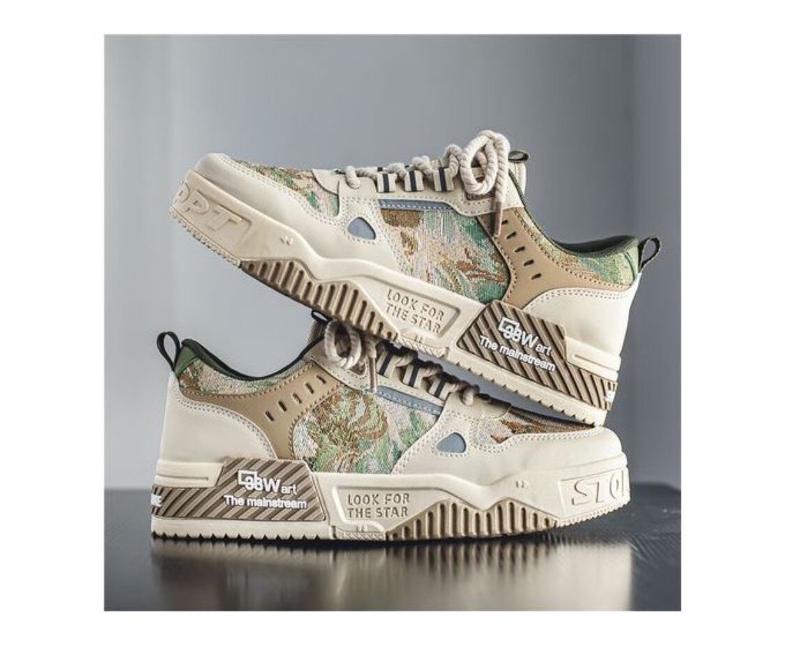 Baskets streetwear camouflage