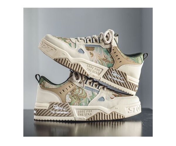 Baskets streetwear camouflage