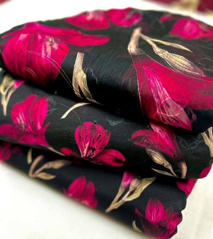 Printed lawn suit