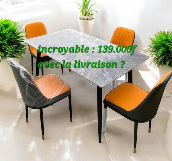 Table A Manger 4 Chaises