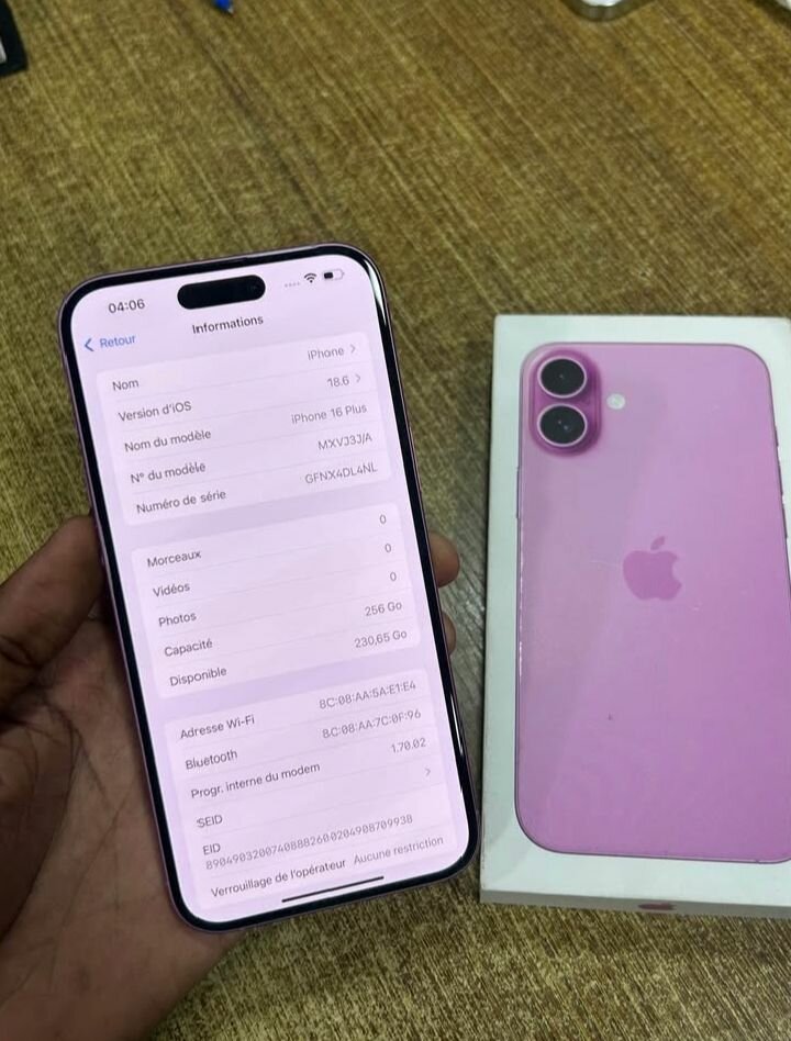 iPhone 16 Rose 256GB