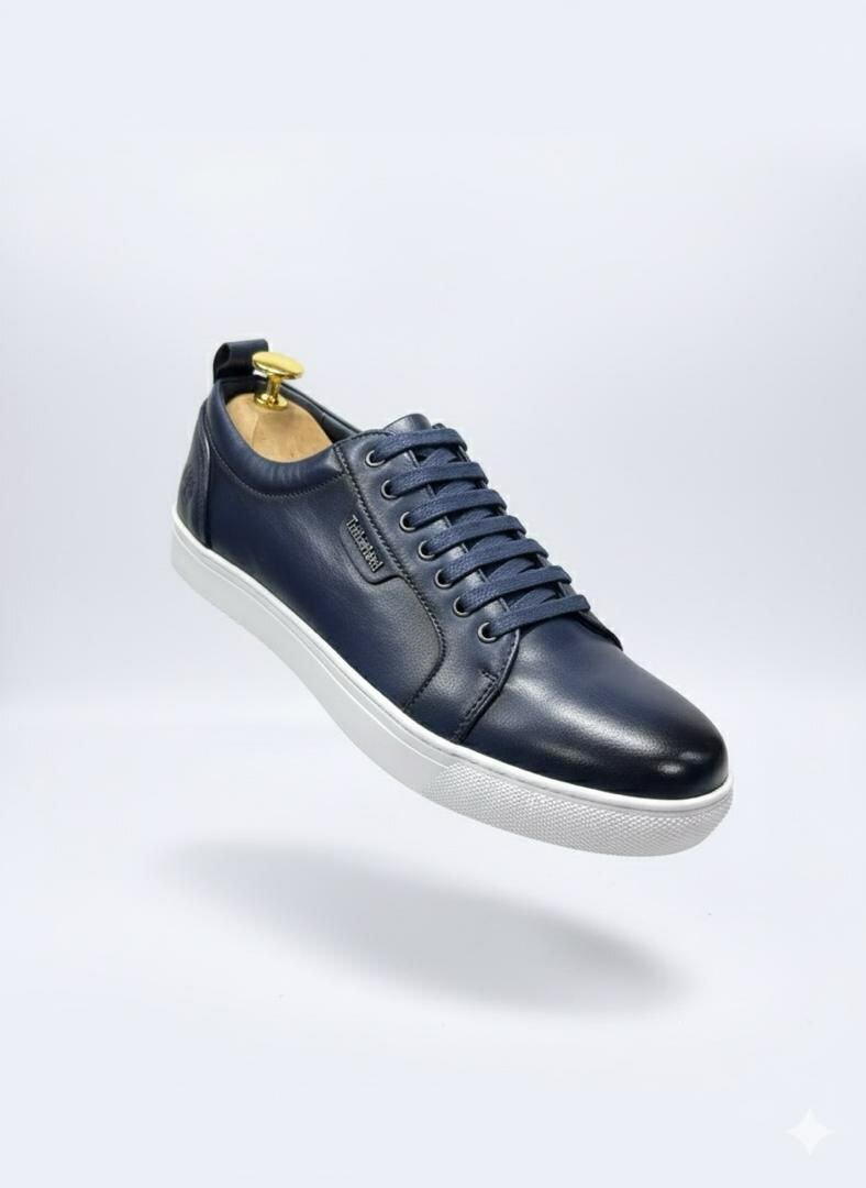 Sneakers en cuir élégants