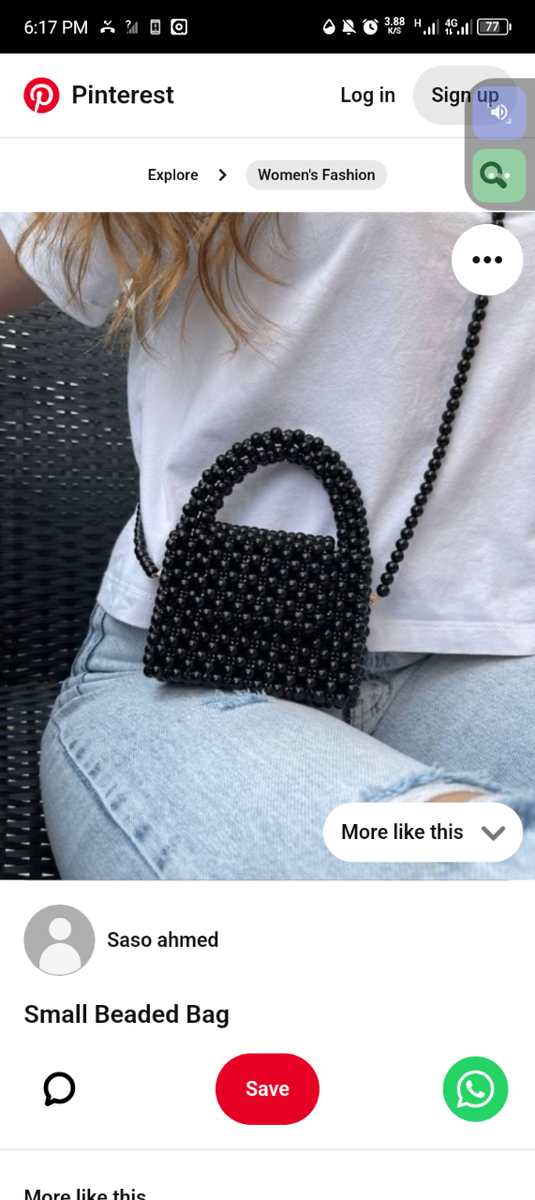 Tote bags and beaded bags