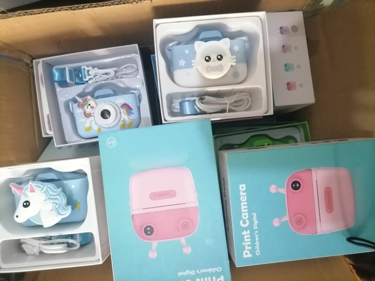 Kids photo camera with Printer paper