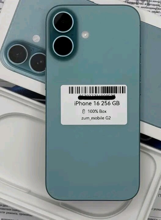 iPhone 16 256 Go Bleu Neuf