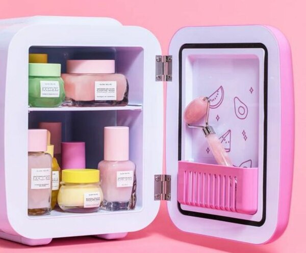 Beauty Fridge with Mirror and LED