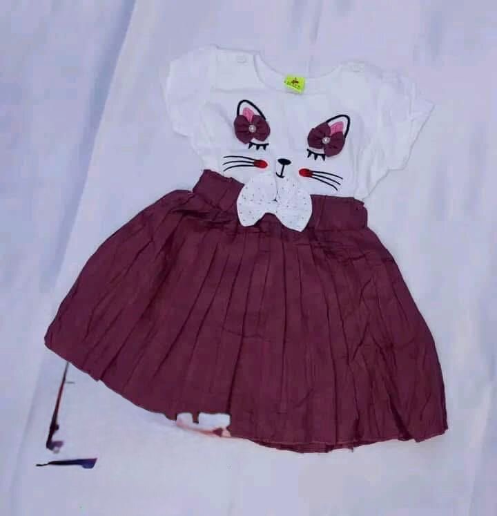 Cute Cat Girl's Dress Set
