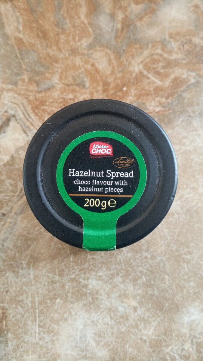 Pâte à tartiner aux noisettes