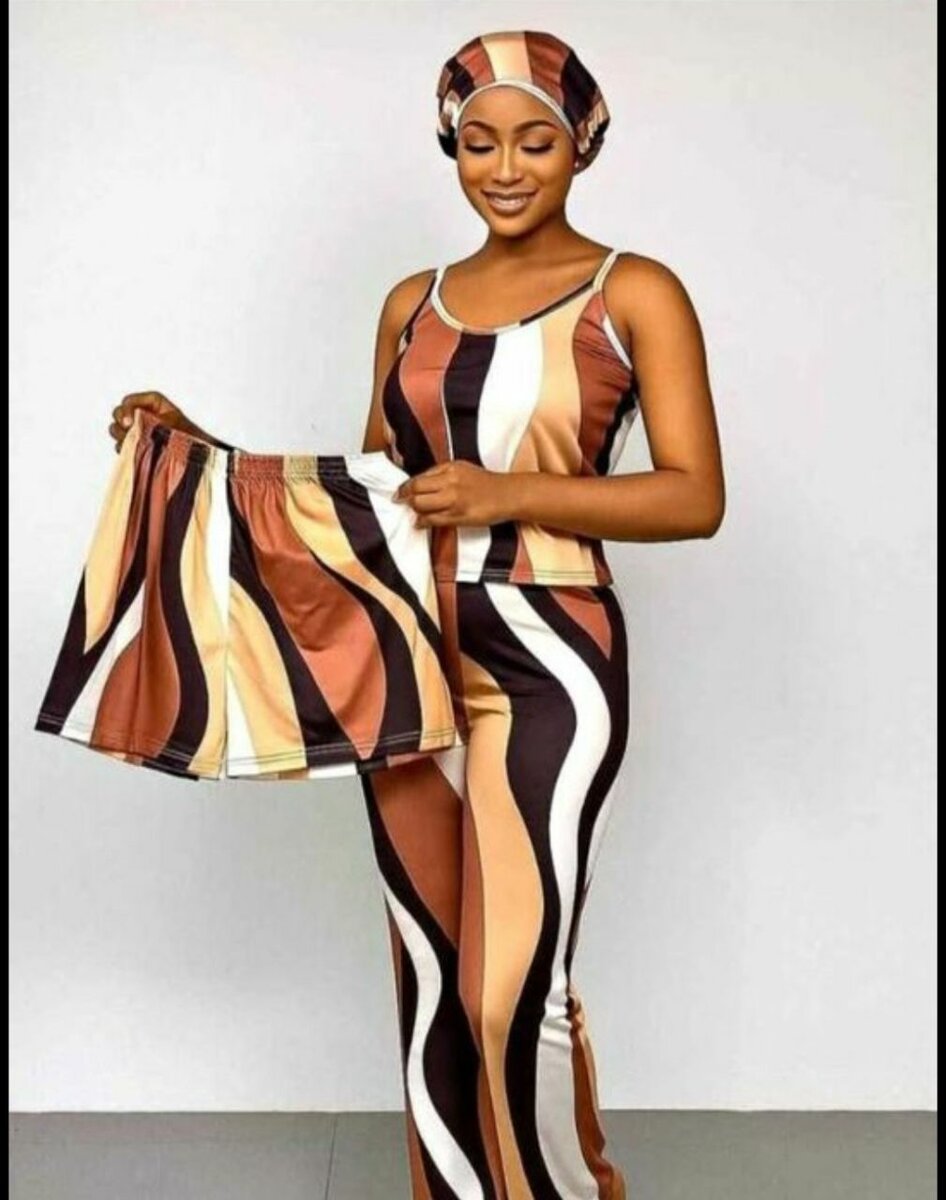 Pyjama femme coloré 4 en 1