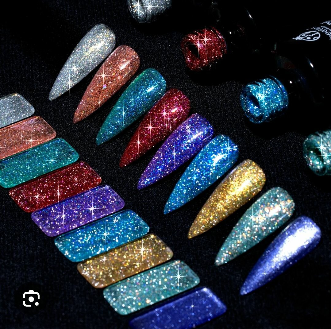 Vernis à ongles brillant étincelant