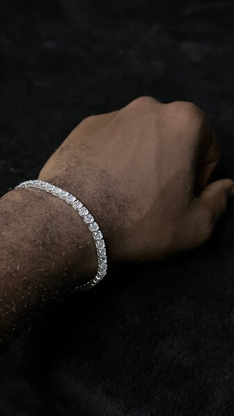 Bracelet tennis homme luxe