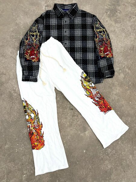 Ensemble Chemise et Pantalon Graffiti