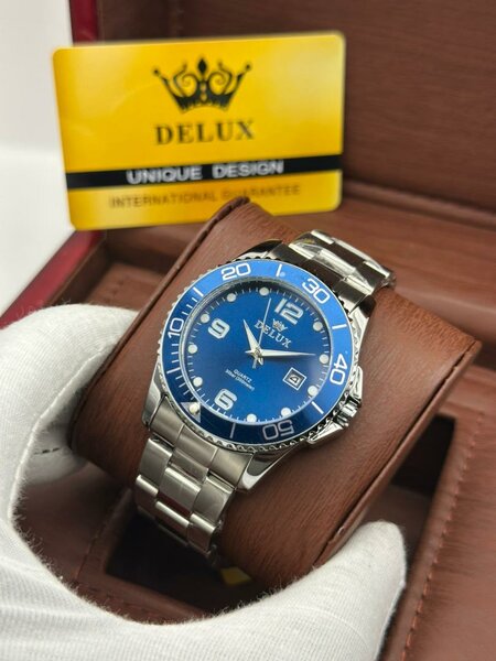 Montre DELUX bleu pour homme